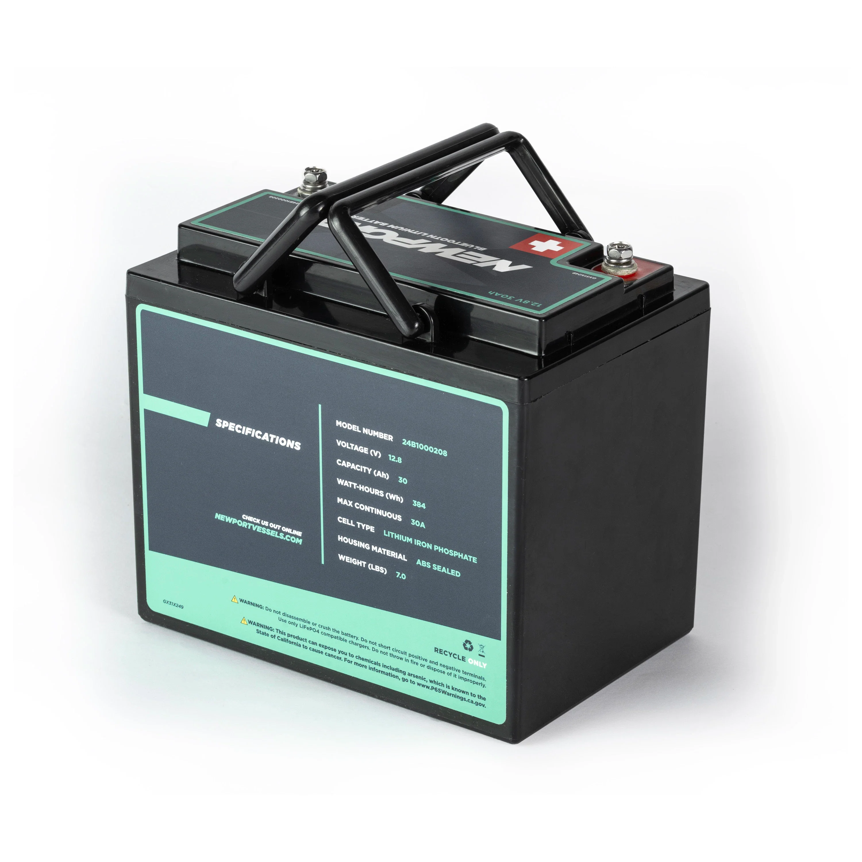 12V 30Ah Lithium LiFePO4 Battery - Image 3