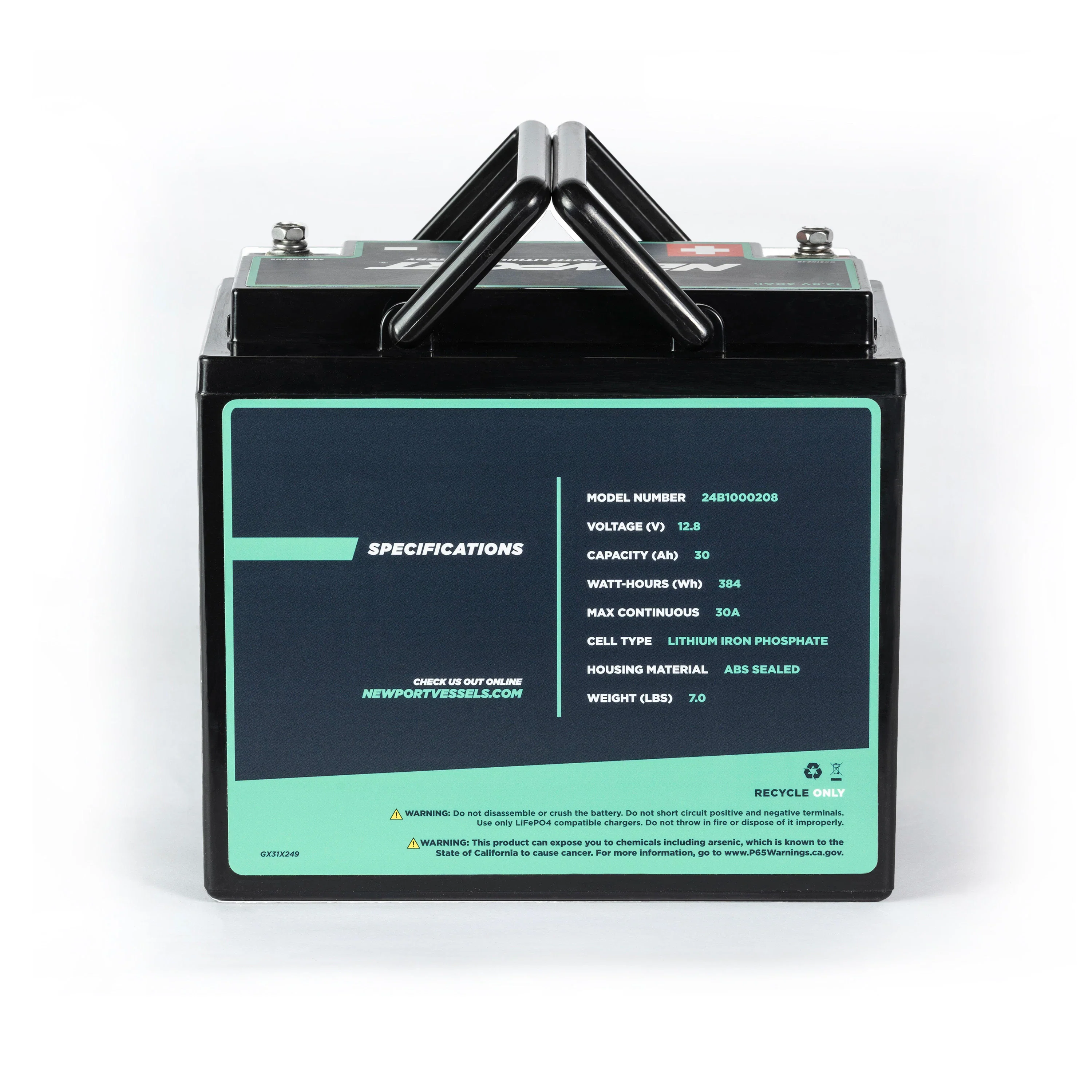 12V 30Ah Lithium LiFePO4 Battery - Image 5
