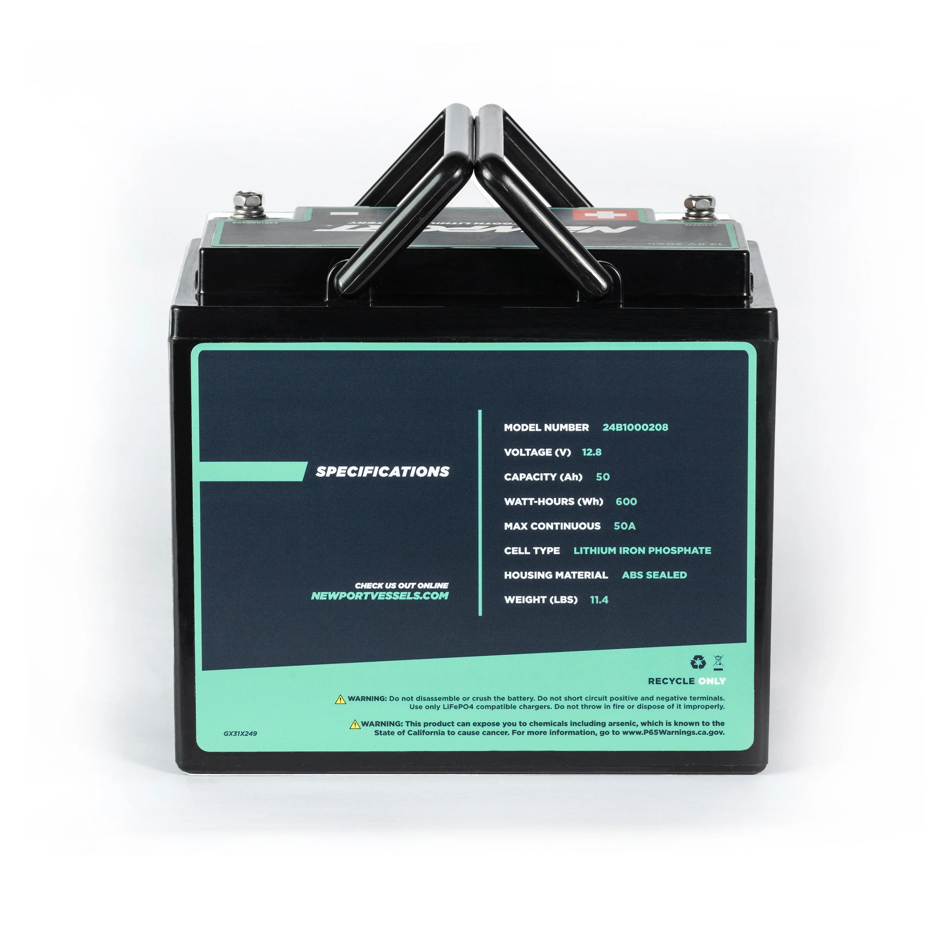 12V 50Ah Lithium LiFePO4 Battery - Image 5