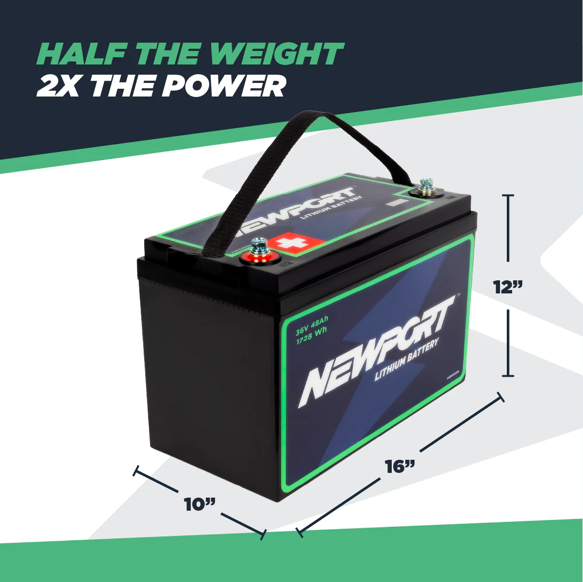 36V 48Ah Extended Range Lithium LiFePO4 Battery - Image 12