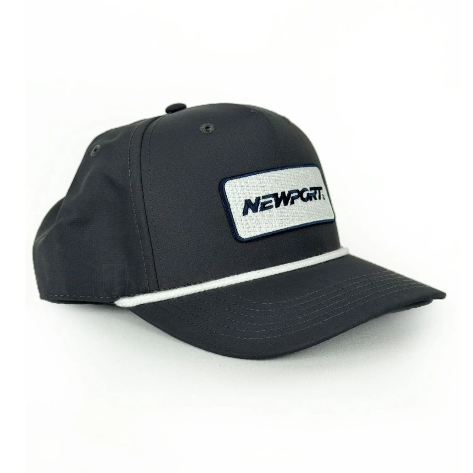 White Patch Rope Hat - Image 3