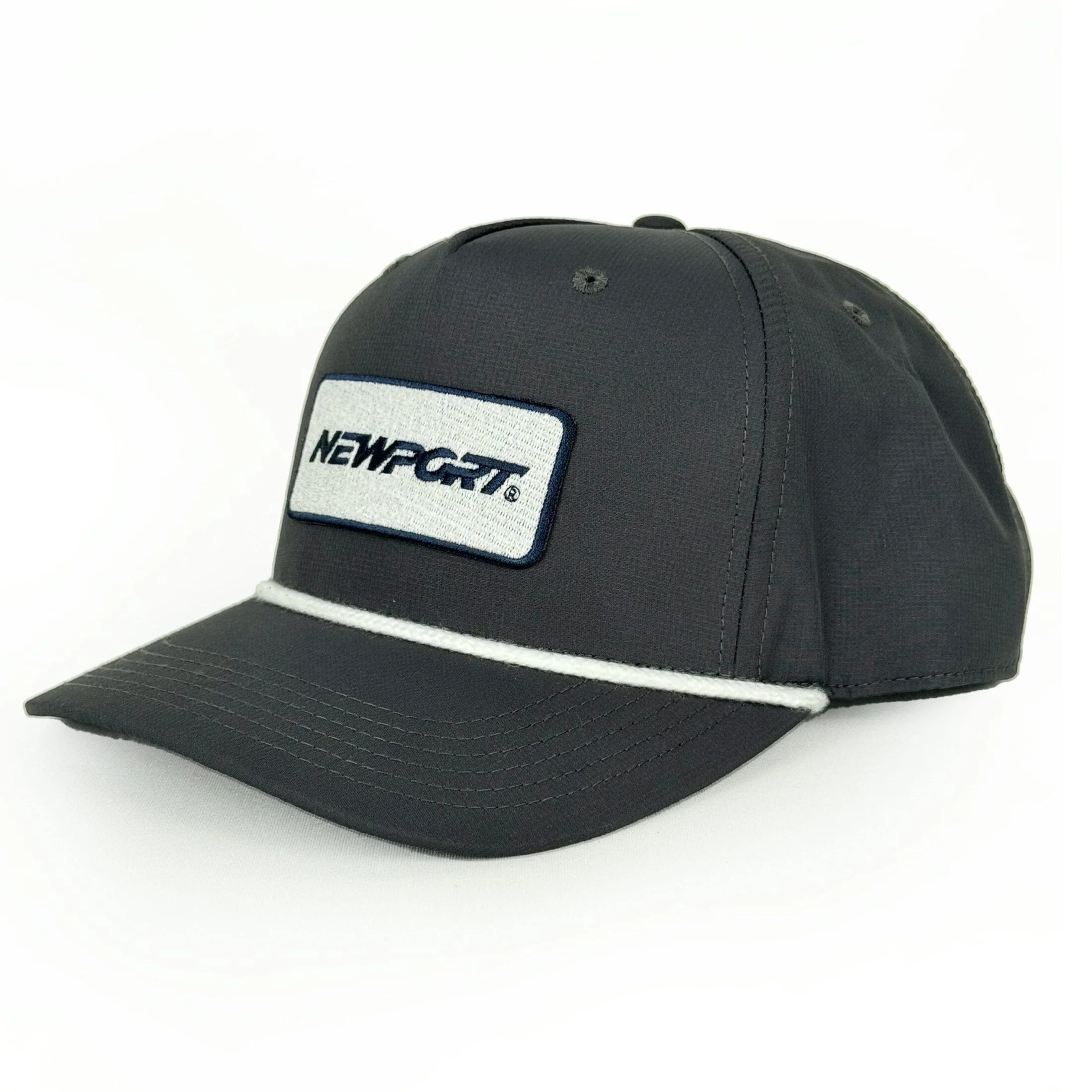 White Patch Rope Hat - Image 4
