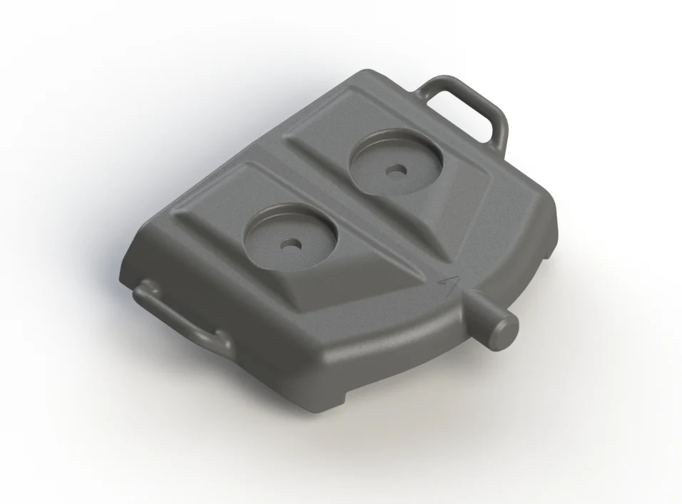 NS130 Rear Track Mount Board End Cap