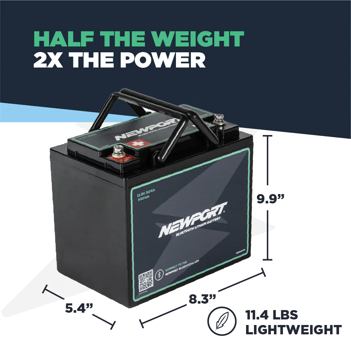 12V 50Ah Lithium LiFePO4 Battery - Image 6