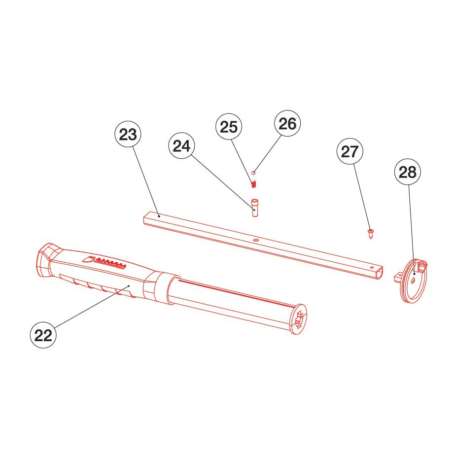 NV Series Control Handle Replacement Kit Parts #5-7 - Image 6