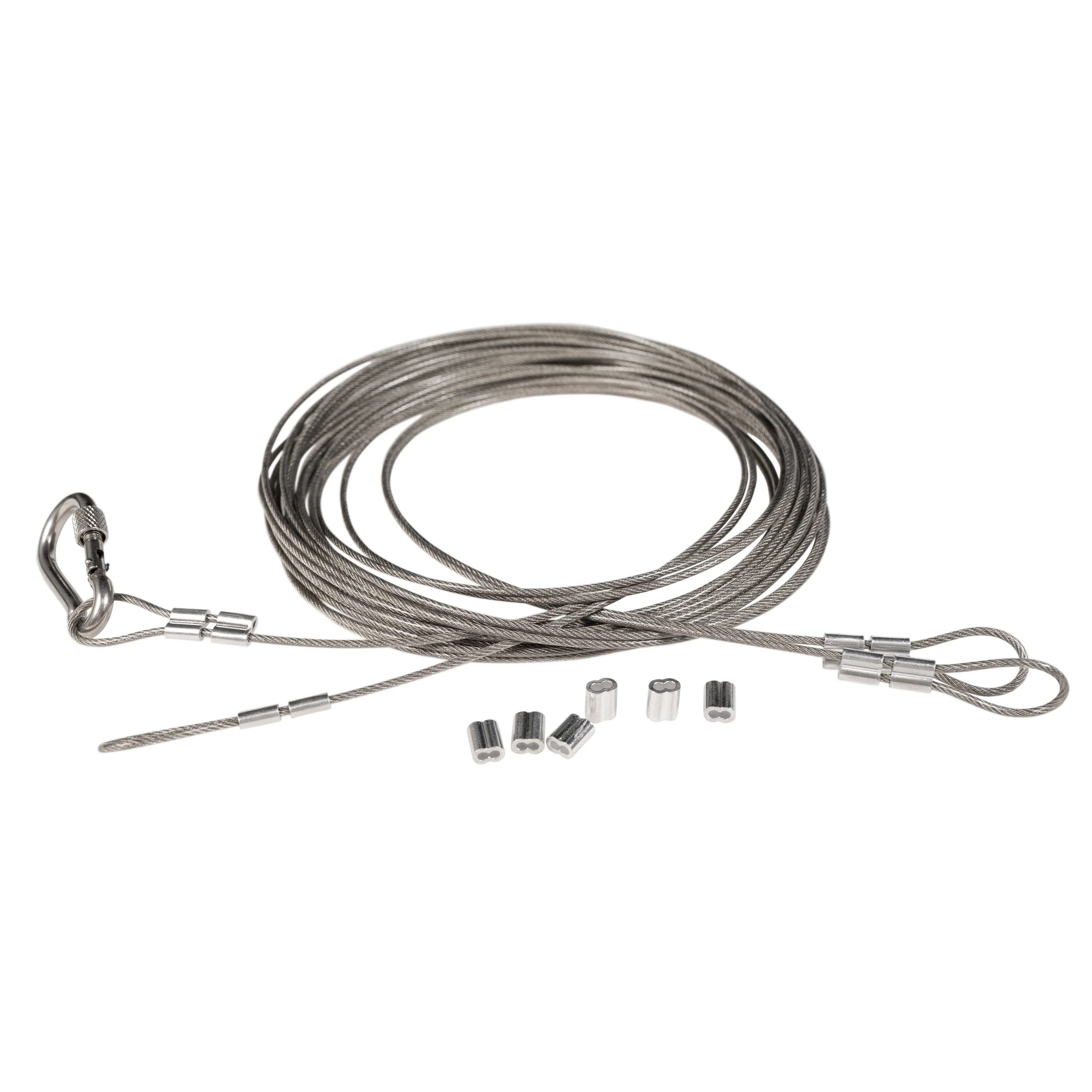 NK300 Steering Cable Kit - Wire Steering Cables/Ferrules/Carabiners