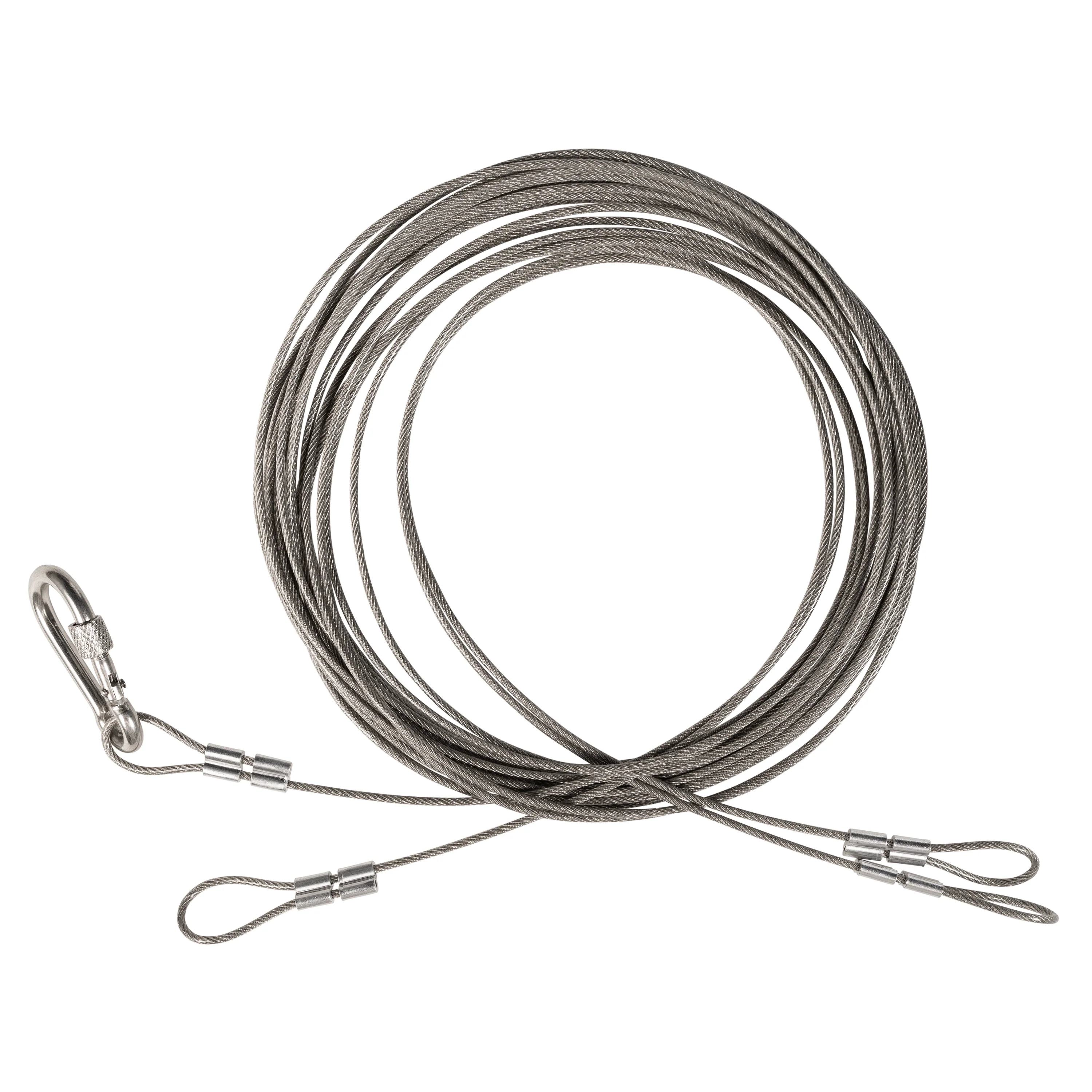 NK300 Steering Cable Kit - Wire Steering Cables/Ferrules/Carabiners - Image 3